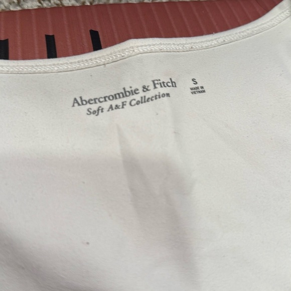 Abercrombie & Fitch White Long Sleeve Fitted Bodysuit - Picture 5 of 9